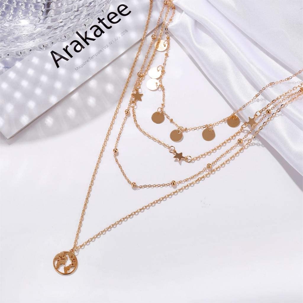 YouBella Women's Gold Pendant Necklace - Elegant Jewelry Gift for Women & Girls - Perfect for Parties, Weddings & Everyday Wear