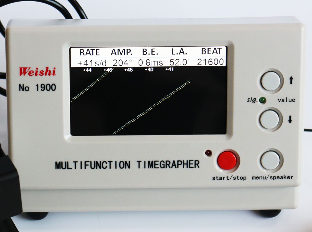 Precision Coaxial MTG Watch Tester - Professional Timegrapher with Multifunction LCD Screen (Model 1900) for Watchmakers & Repair Shops - Perfect for Watch Accuracy Testing, Regulation & Maintenance