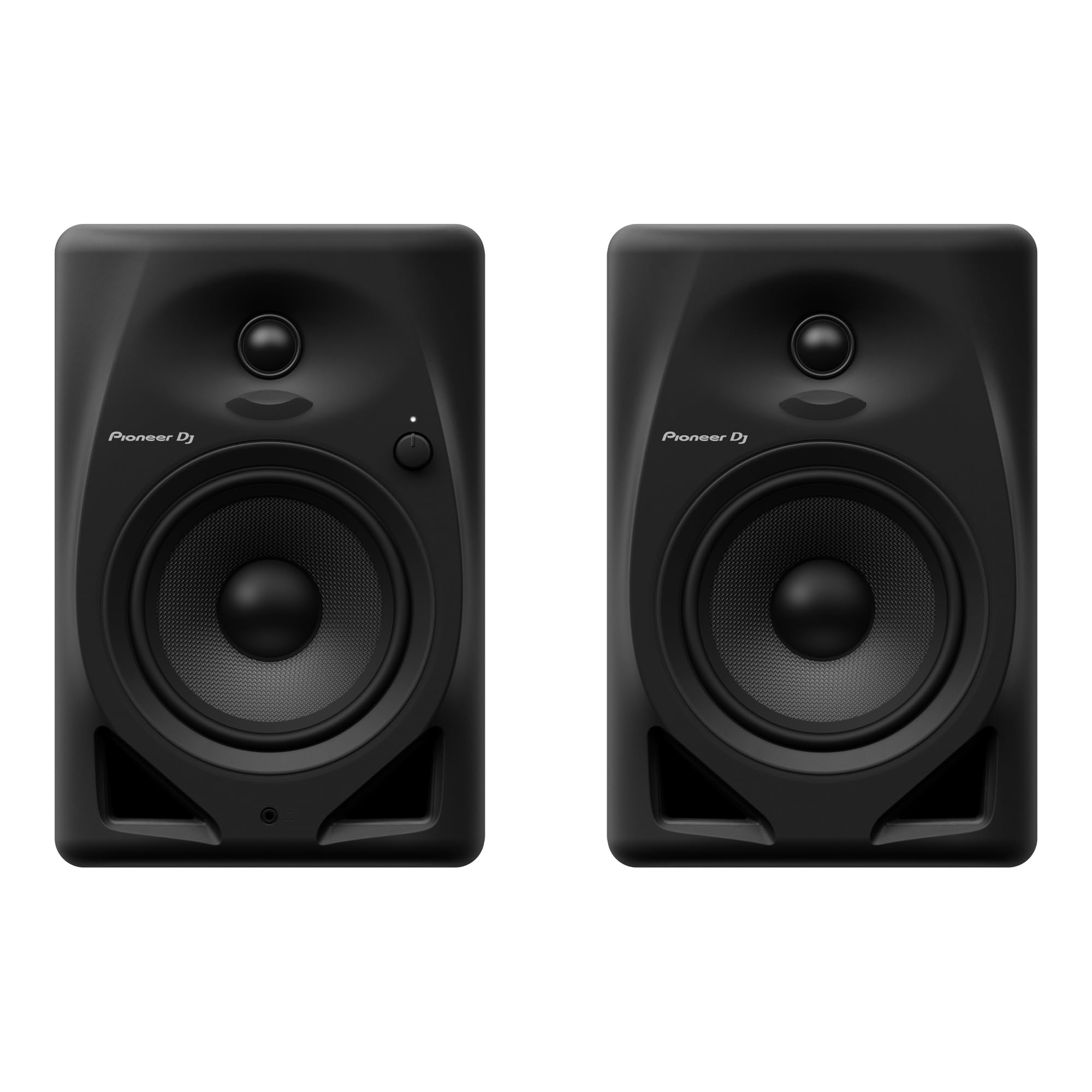 Pioneer DJ DM-50D 5-inch Professional Studio Monitor Speakers (Pair, Black) - High-Quality Active Nearfield Monitors for DJing, Music Production & Home Studio Use