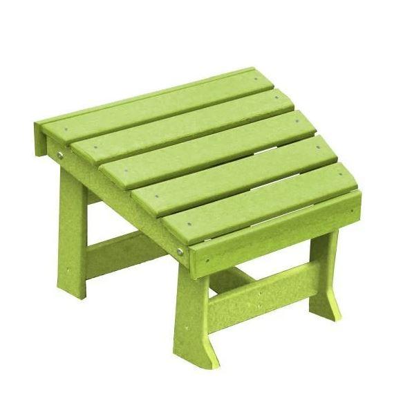 A & L Furniture Poly New Hope Footstool - Soft and Durable Ottoman with Sturdy Legs - Perfect for Living Room, Bedroom, or Office Decor