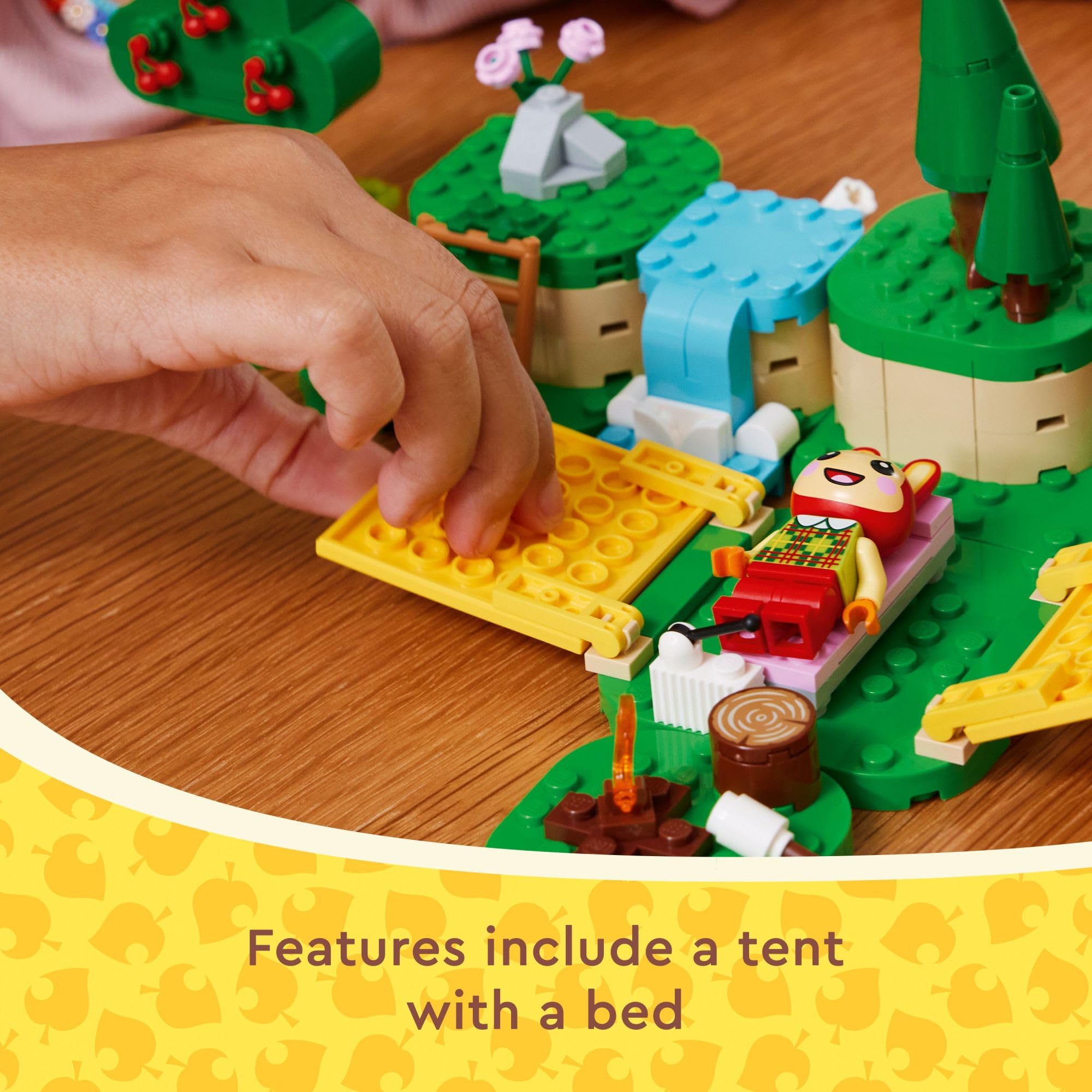 LEGO Animal Crossing 77047 Bunnie’s Outdoor Activities Building Kit – Creative Toy Set with Minifigures, Tent & Rabbit – Perfect Gift for Kids 6+ | Fun Playtime & Collectible for Fans