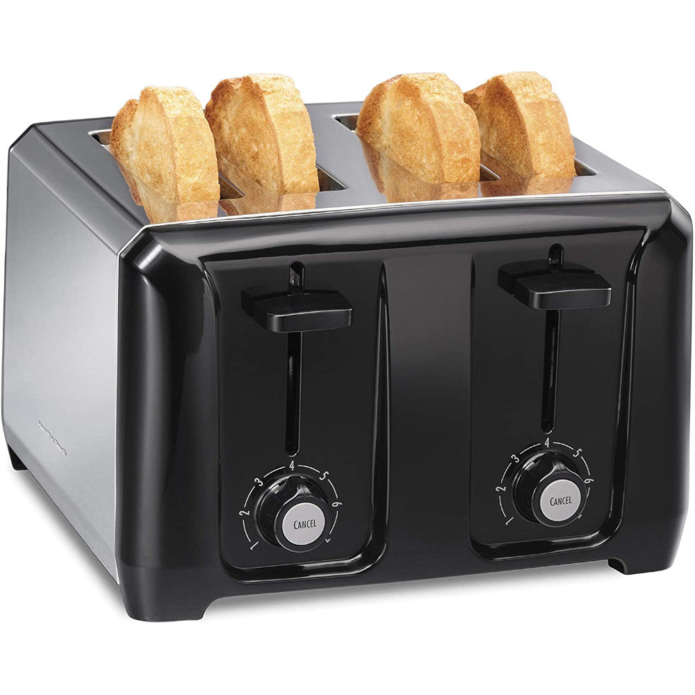 Hamilton Beach 4-Slice Extra Wide Slot Toaster 24671 - Perfect for Bagels, Waffles & Thick Slices - Ideal for Breakfast, Brunch & Family Dining