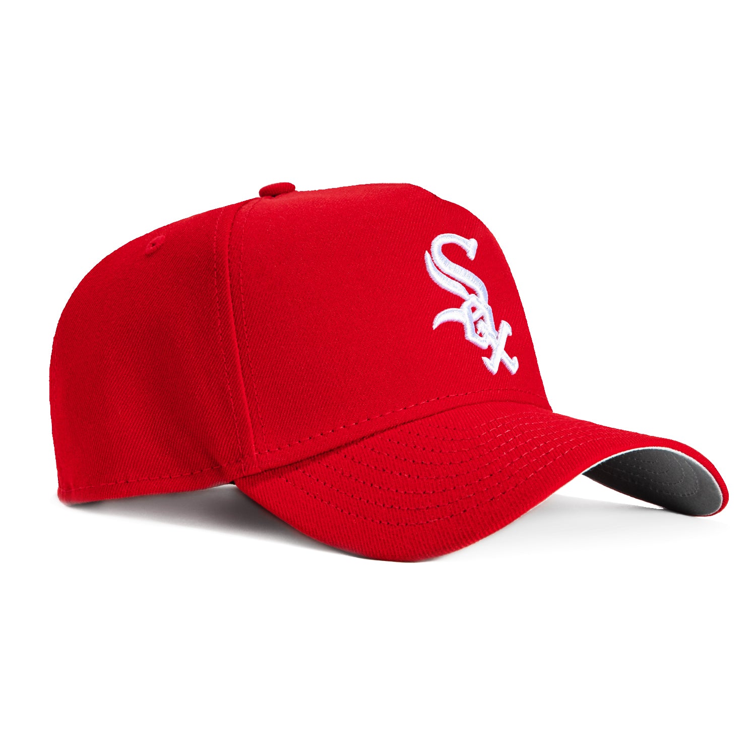 New Era 9Forty A Frame Chicago White Sox Snapback Hat - Red & White Adjustable Baseball Cap for Men & Women - Perfect for Games, Streetwear & Sports Fan Gifts