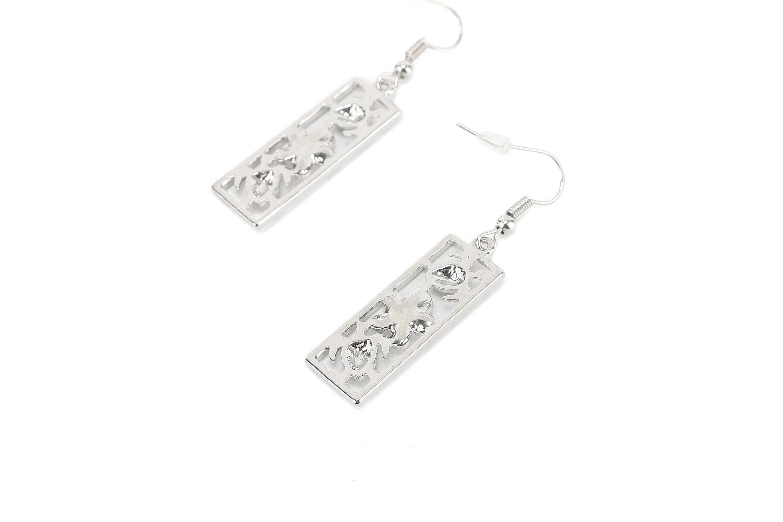 Makamae 3 Turtle Silver Earrings for Women - Hawaiian Style Jewelry - Perfect for Beach Vacations, Luau Parties & Everyday Boho Fashion