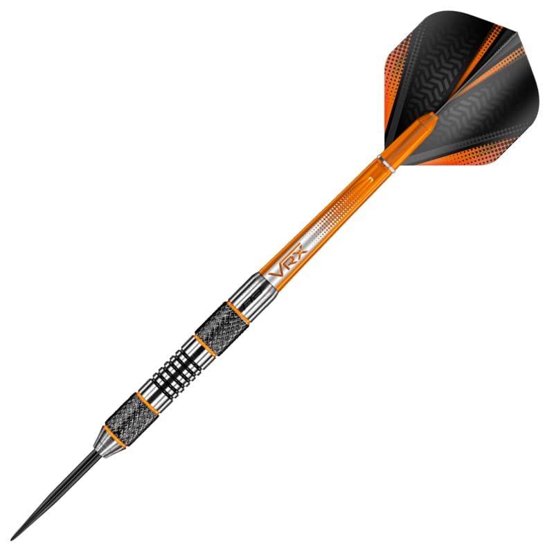 Premium Tungsten Steel Darts Set - Red Dragon Amberjacks 21g, 22g, 24g with Flights, Shafts, Wallet & Checkout Card - Perfect for Professional Darts Players & Home Game Rooms