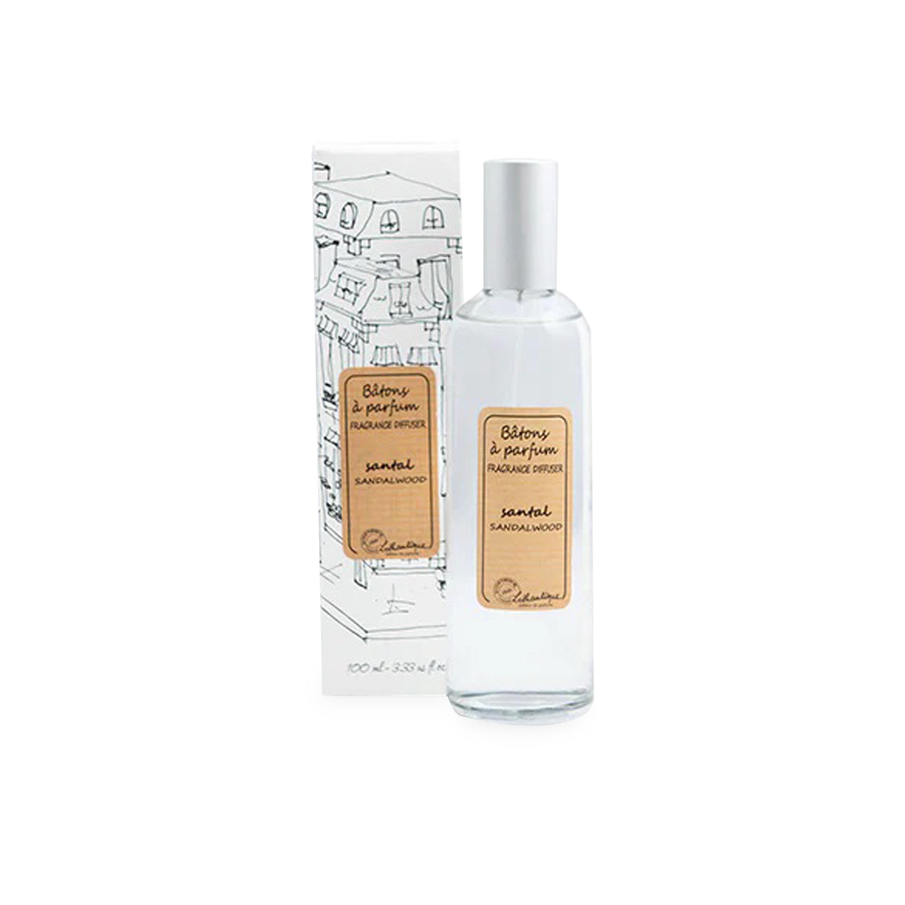 Natural Sandalwood Room Spray for Home & Office - Aromatherapy Air Freshener for Relaxation & Stress Relief | Perfect for Bedroom, Bathroom & Meditation Spaces
