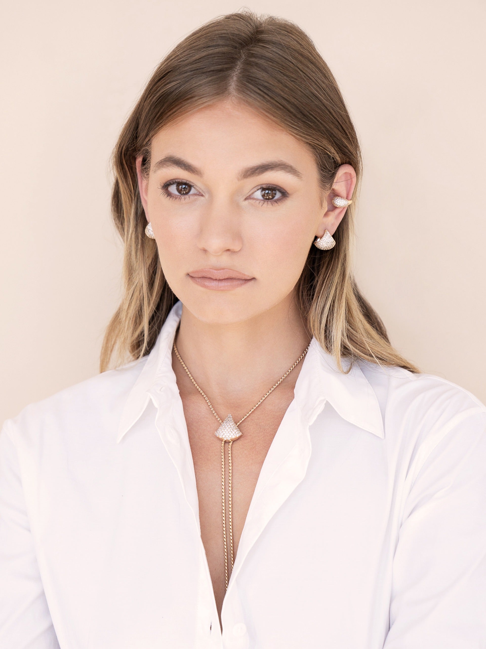 Pavé Encrusted Huggie Hoop Earrings for Women - 14K Gold Plated Cubic Zirconia Huggie Hoops - Perfect for Everyday Wear, Parties & Special Occasions
