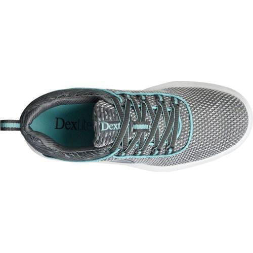 Dexter Women's Robin Grey/Blue Right Hand Bowling Shoes - Comfortable & Durable for League Play & Casual Bowling