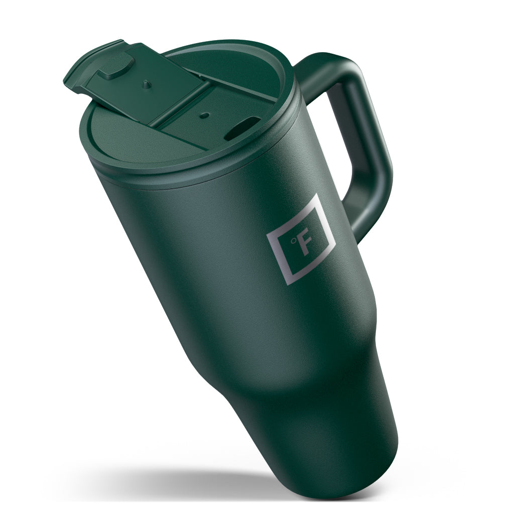 32 Oz Co Pilot Tumbler with Lid and Straw - Insulated Stainless Steel Travel Mug for Hot & Cold Drinks - Perfect for Commuting, Camping, and Office Use