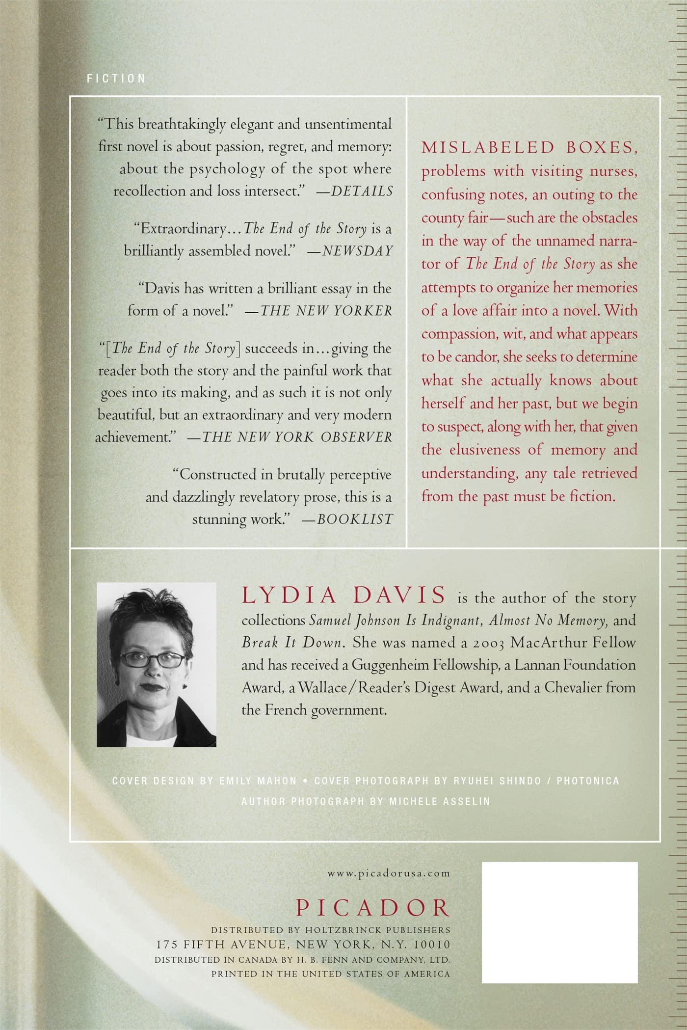 The End of the Story - Classic Novel by Lydia Davis | Perfect for Book Clubs, Literature Lovers & Thought-Provoking Reading