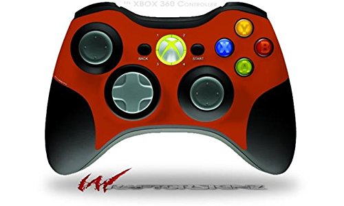 WraptorSkinz Red Dark Vinyl Skin Decal for XBOX 360 Wireless Controller - Premium Protective Cover (Controller Not Included) - Perfect for Gaming, Customization & Console Protection