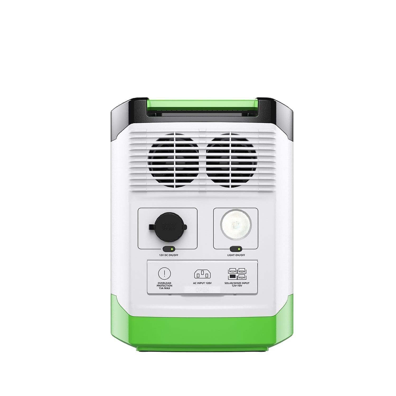 Refurbished Nature's Generator Lithium 1800 - Portable Solar Power Station for Camping, RV & Emergency Backup (Renewed)