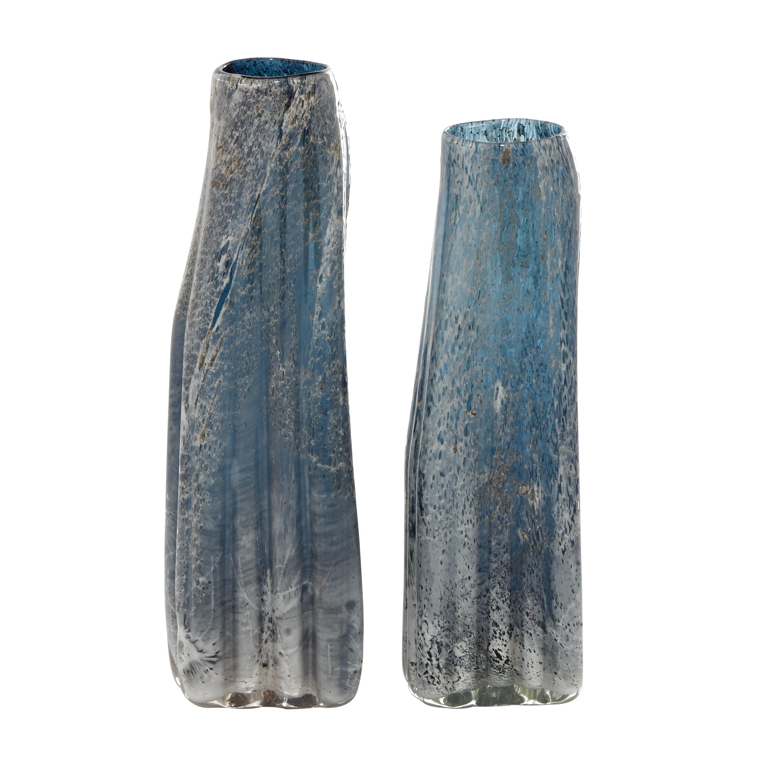 Novogratz Handmade Blown Glass Decorative Vase Set of 2 - 16