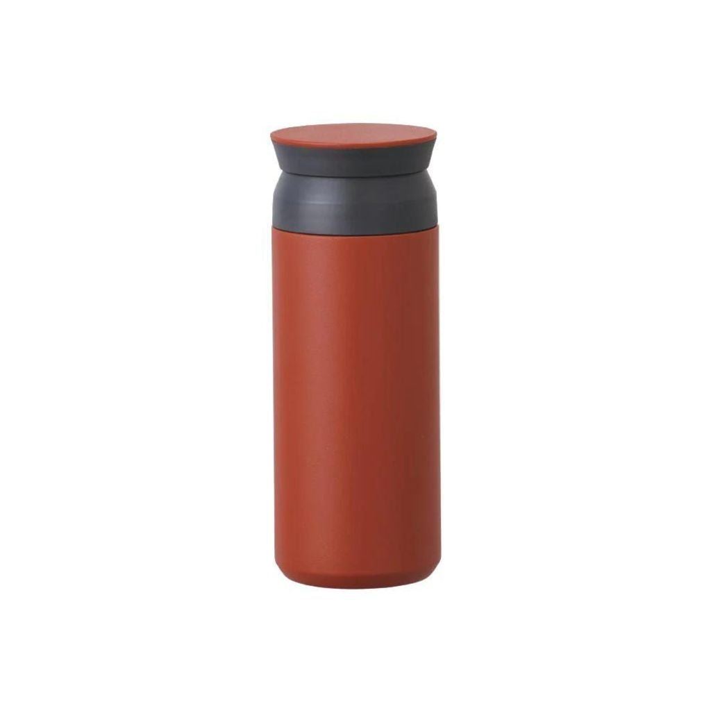 Kinto Travel Tumbler 500ml Stainless Steel Vacuum Insulated Coffee Mug - Red | Keeps Drinks Hot/Cold for Hours | Perfect for Commuting, Camping & Office Use