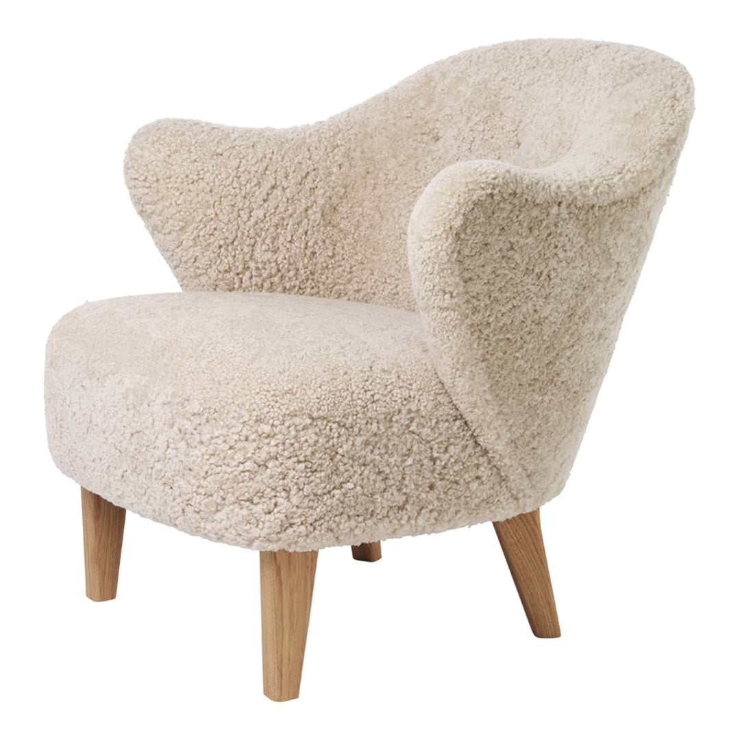Ingeborg Lounge Chair with Premium Sheepskin Upholstery - Cozy & Stylish Accent Chair for Living Room, Bedroom, or Office