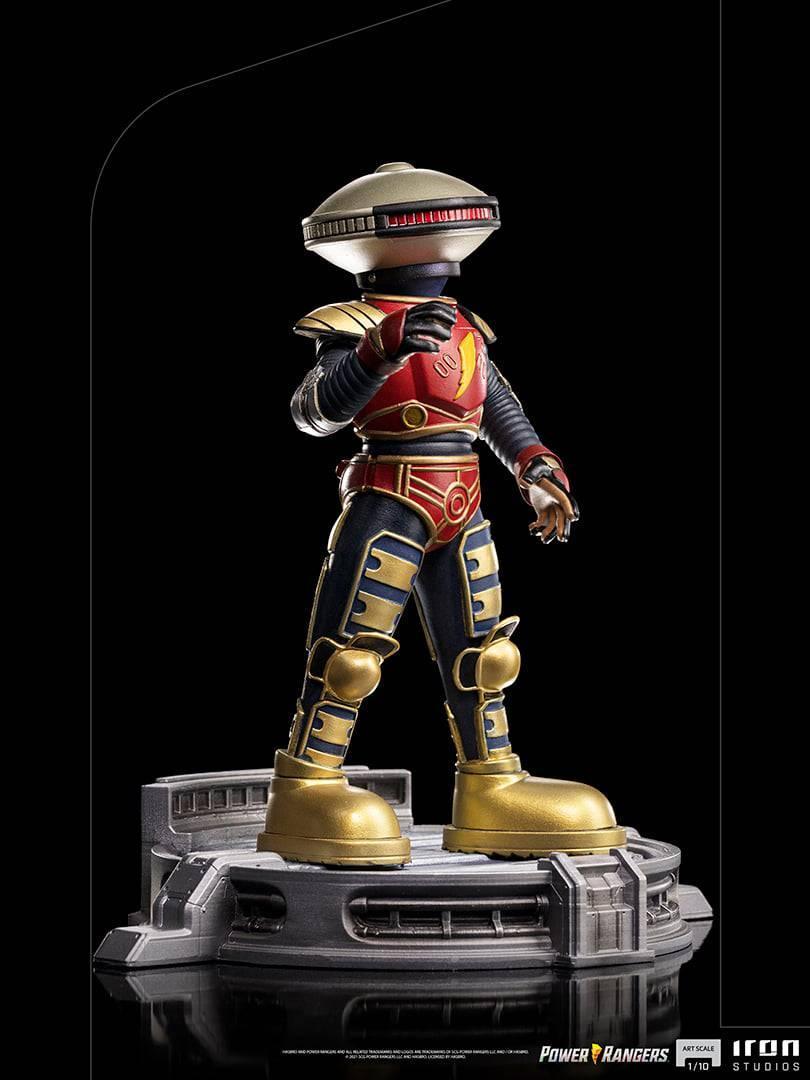 Iron Studios Mighty Morphin Power Rangers Alpha 5 BDS Art Scale 1/10 Statue - Collectible Action Figure for Display & Home Decor