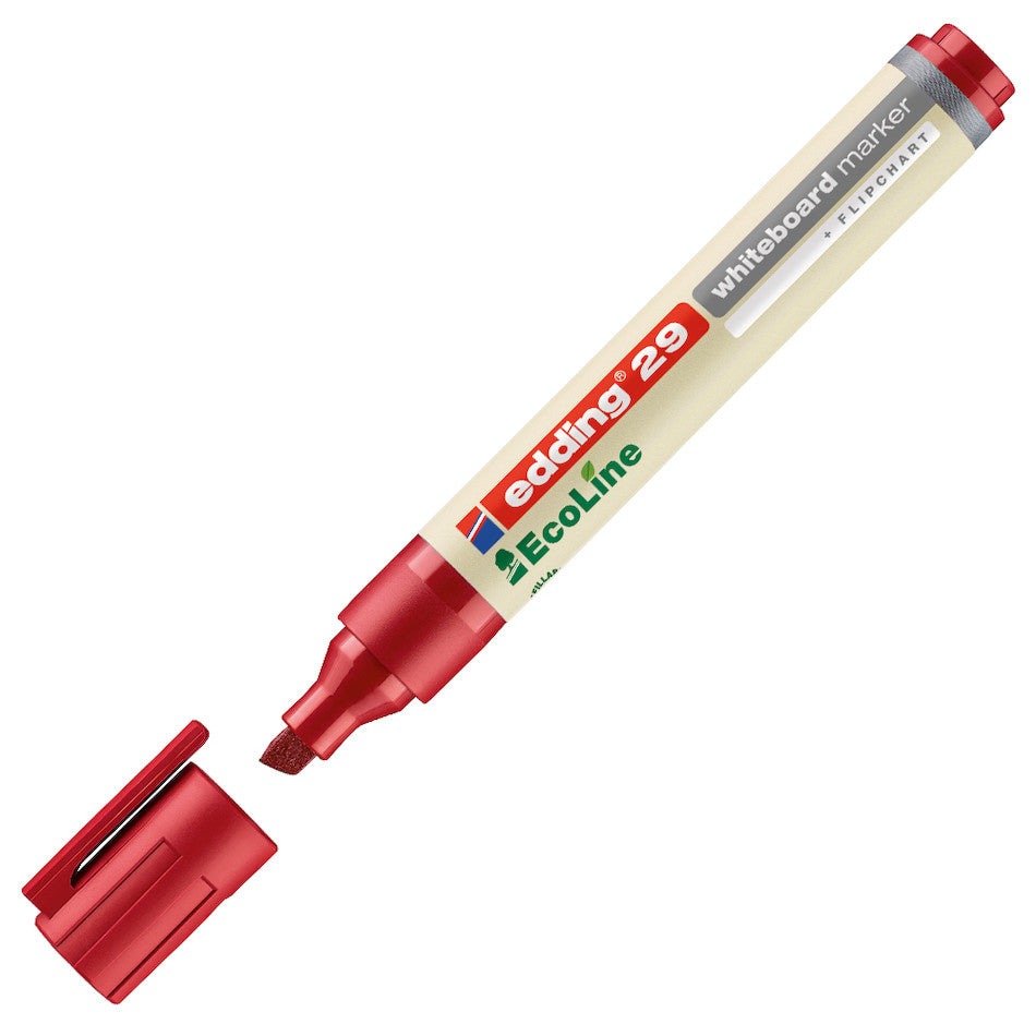 edding EcoLine 29 Whiteboard Markers - Low Odor Dry Erase Markers for Whiteboards, Glass & Non-Porous Surfaces - Perfect for Office, Classroom & Home Use