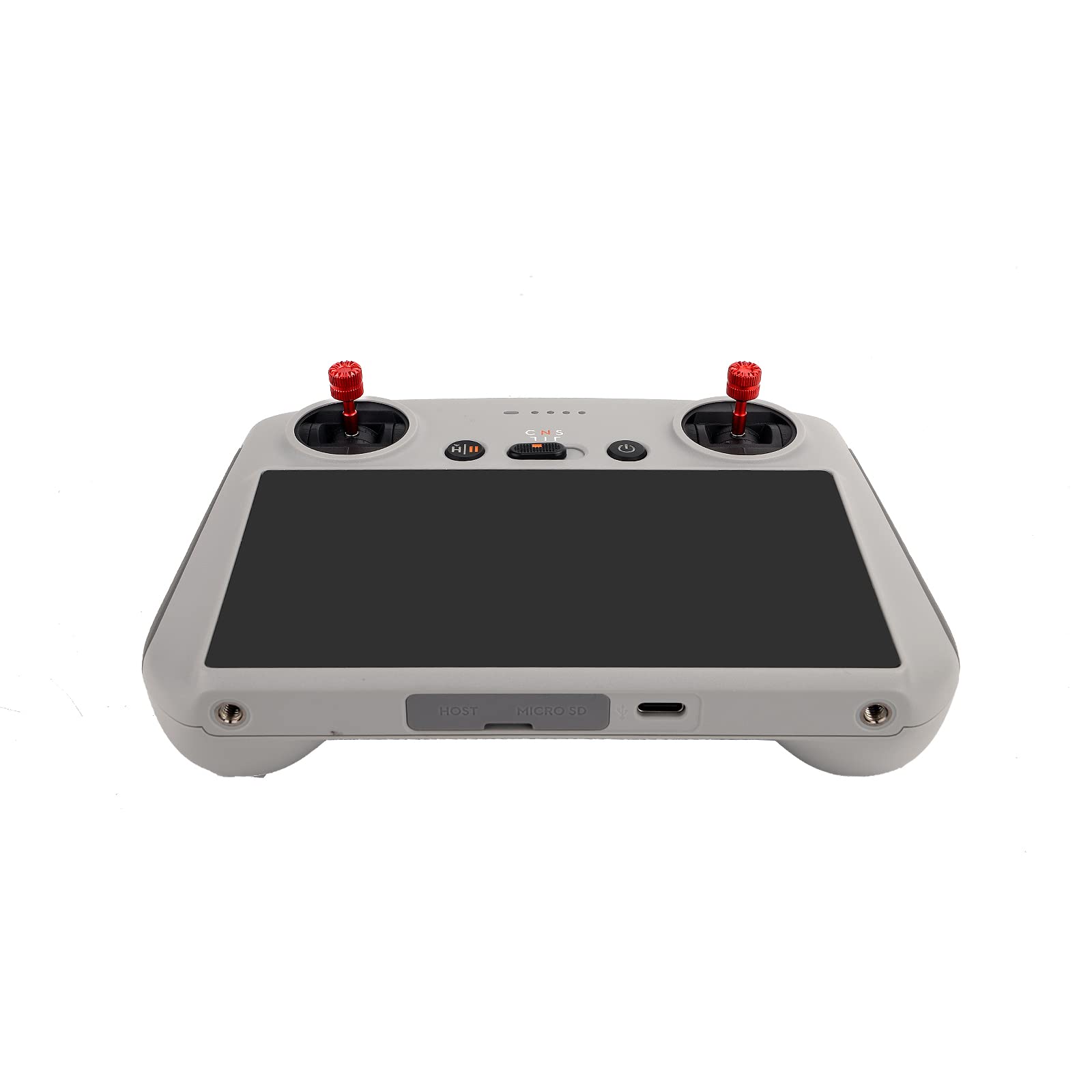 DJI Mini 3 Pro RC Controller Accessories - 2PCS Metal Alloy Remote Control Sticks for DJI RC (Red) | Perfect for Drone Piloting, Aerial Photography & FPV Racing