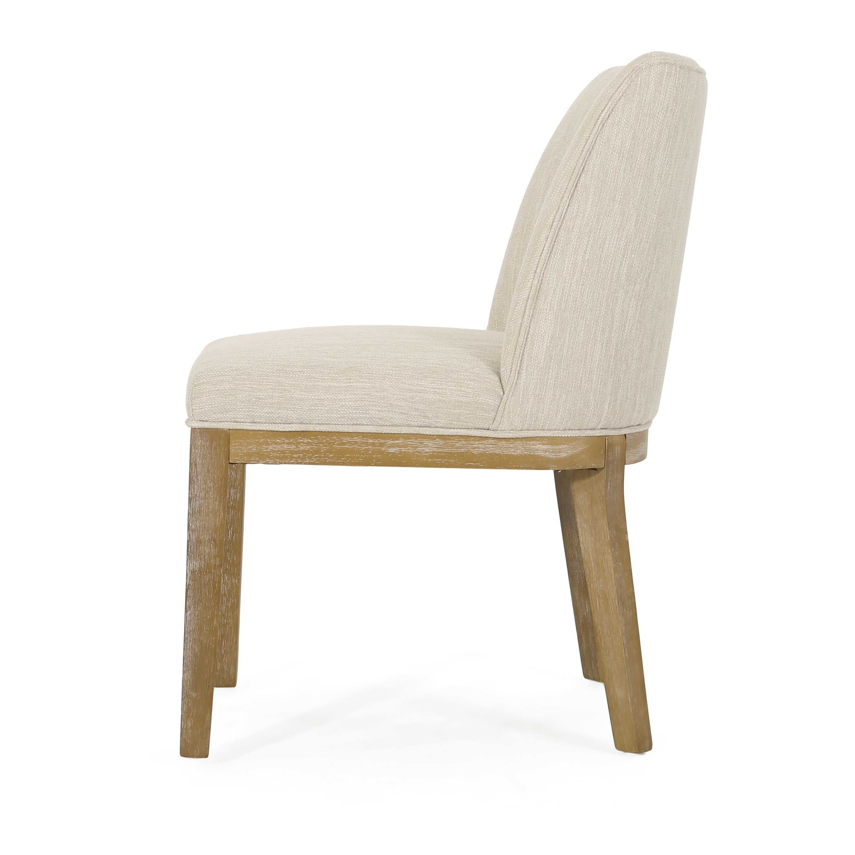 Modern Dining Chairs Set of 2 - MP2 Model - Sturdy Wooden Kitchen Chairs with Padded Seats - Perfect for Dining Room, Kitchen, Breakfast Nook & Small Spaces