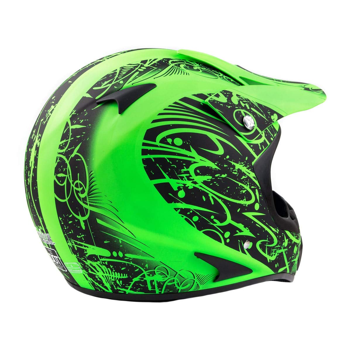 **Motocross Gear Combo – Adult Off-Road Helmet, Goggles, Gloves & Chest Protector for Dirt Bike Riding – Ideal for Trail, Track & Off-Road Adventures**