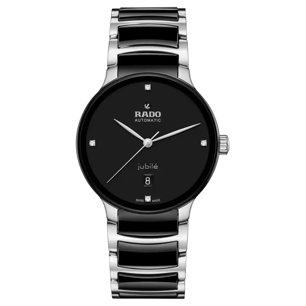 Rado Centrix Automatic Diamond Watch - Luxury Swiss Men's Timepiece with Sapphire Crystal & Stainless Steel Bracelet | Perfect for Business, Formal Events & Gift Giving