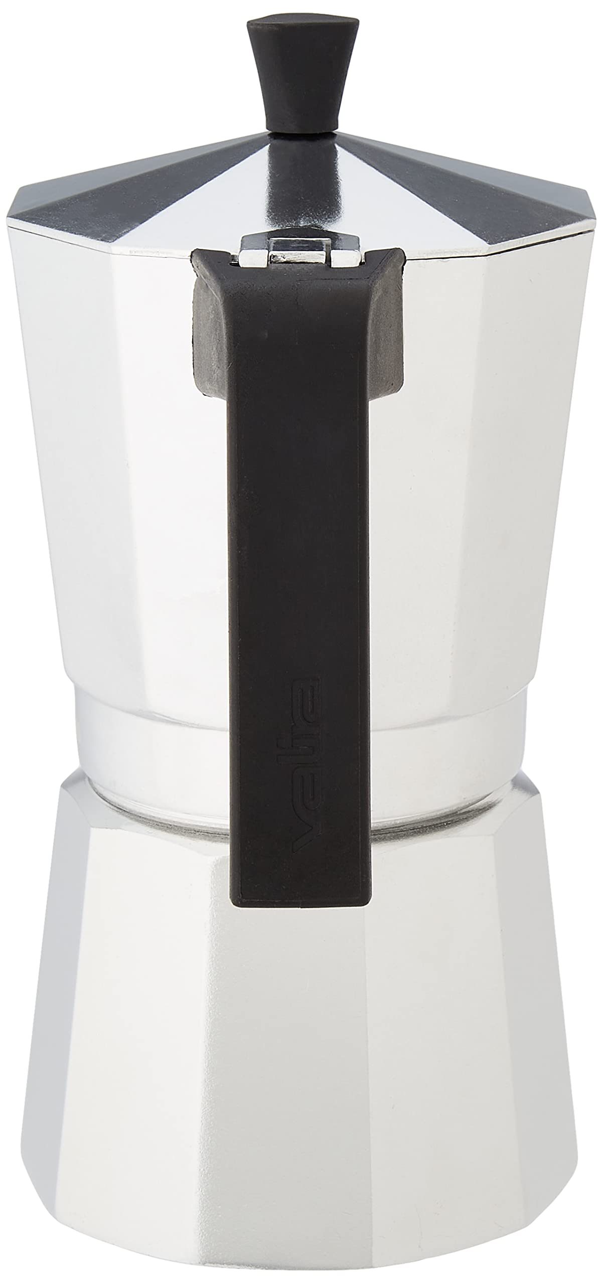 Premium 3109 Aluminum Coffee Maker - 9 Cup Capacity, Black - Perfect for Home, Office, and Camping Use