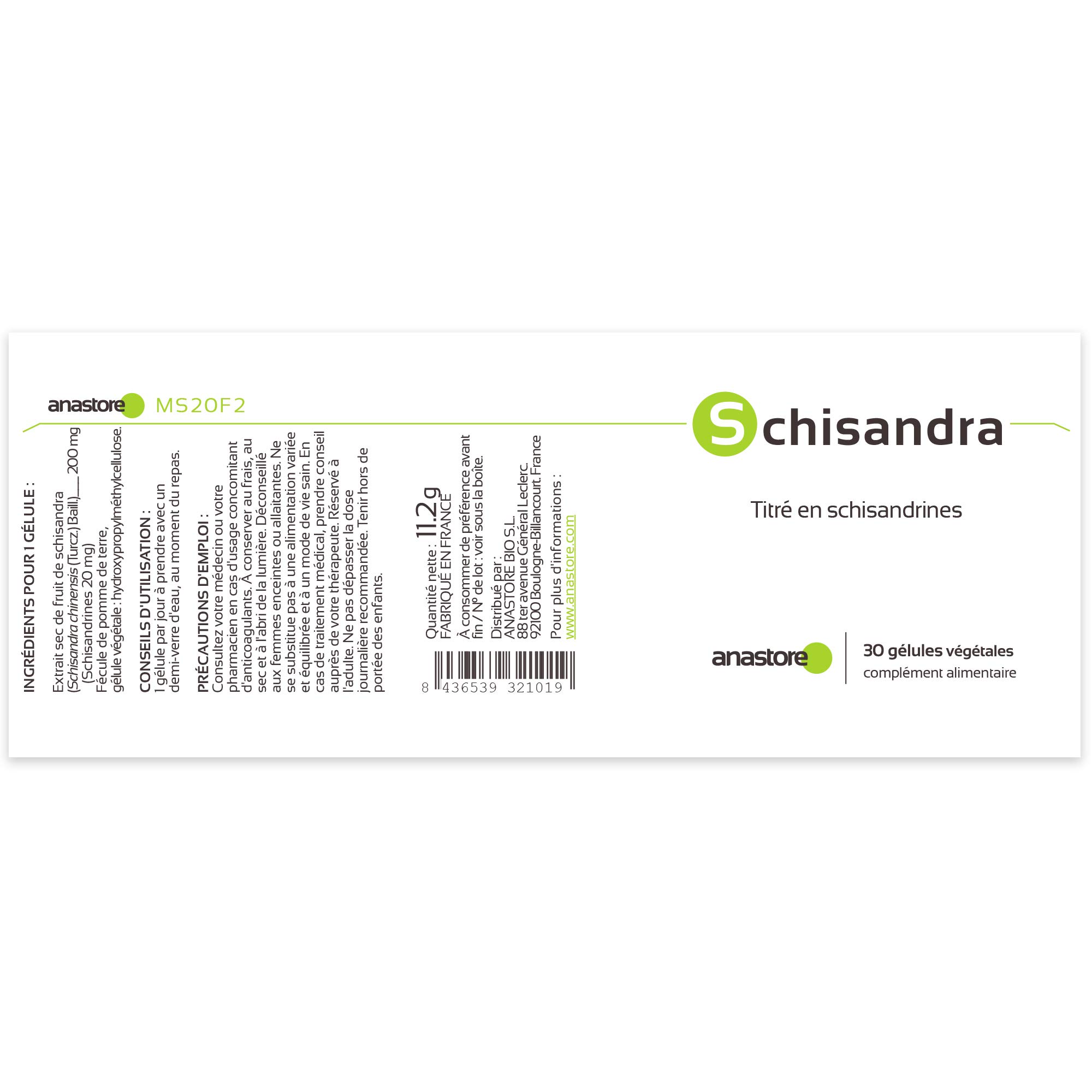 Premium Schisandra Chinensis Extract 200mg - 30 Capsules | 30:1 Concentrated Dry Fruit Extract with 10% Schisandrines | Supports Brain Health, Energy, Emotional Balance, Vitality & Sleep | Ideal for Stress Relief, Mental Clarity & Natural Wellness Boost