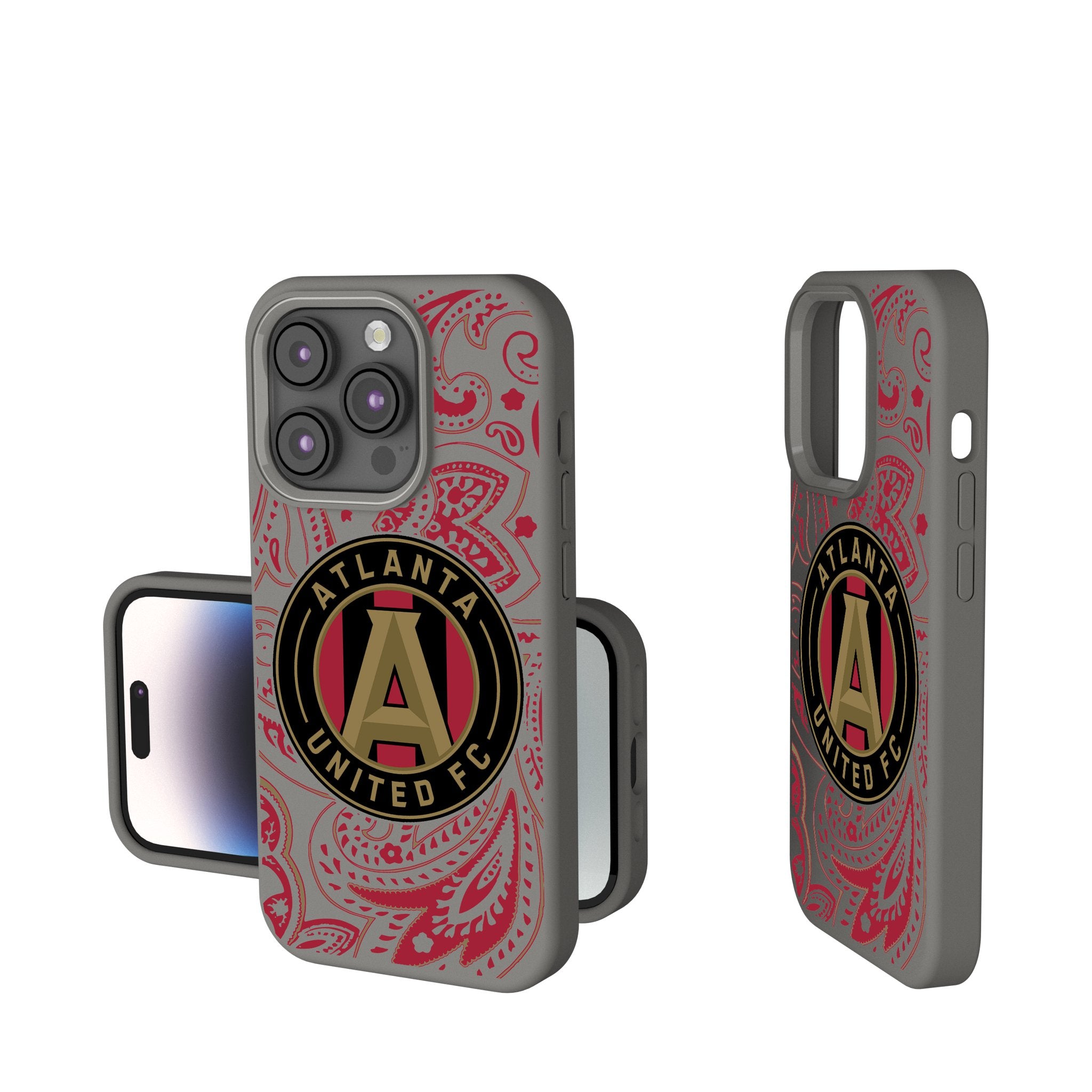 Atlanta United FC Paisley Soft Touch Phone Case - Durable Protective Cover for iPhone & Samsung - Perfect for Fans, Gifts & Everyday Use