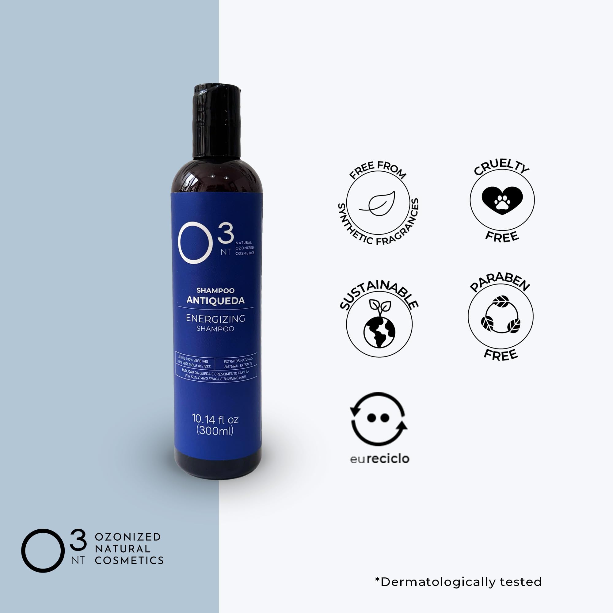 Energizing Shampoo for Thinning Hair - Natural Scalp Treatment for Hair Growth - Volumizing & Strengthening Formula - 10.14 Fl Oz - Perfect for Daily Use & Sensitive Scalps