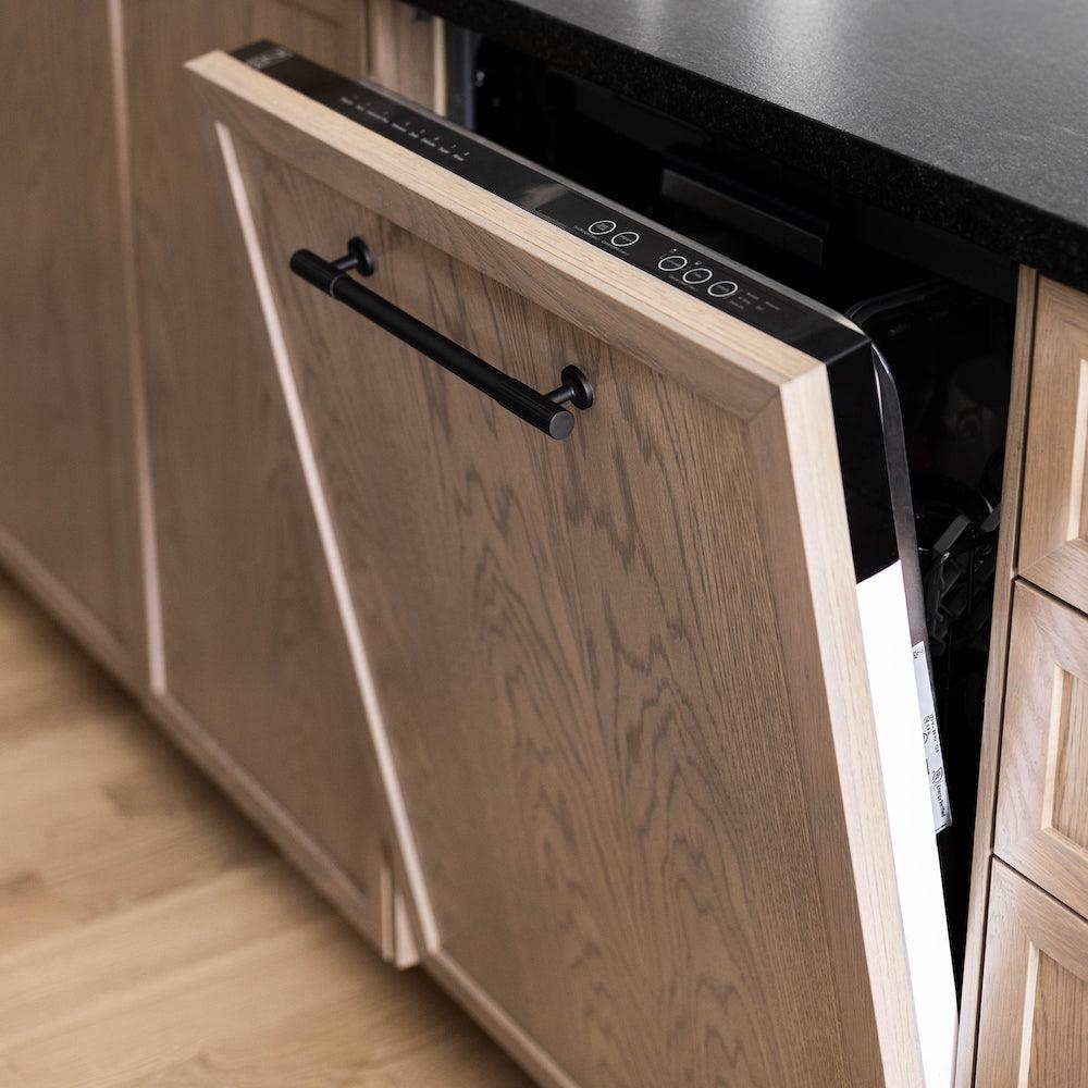 ZLINE 24 Inch Stainless Steel Tallac Series Dishwasher with 3rd Rack - Panel Ready, Ultra Quiet 51dBa (DWV 24) - Perfect for Modern Kitchens and Open Concept Homes