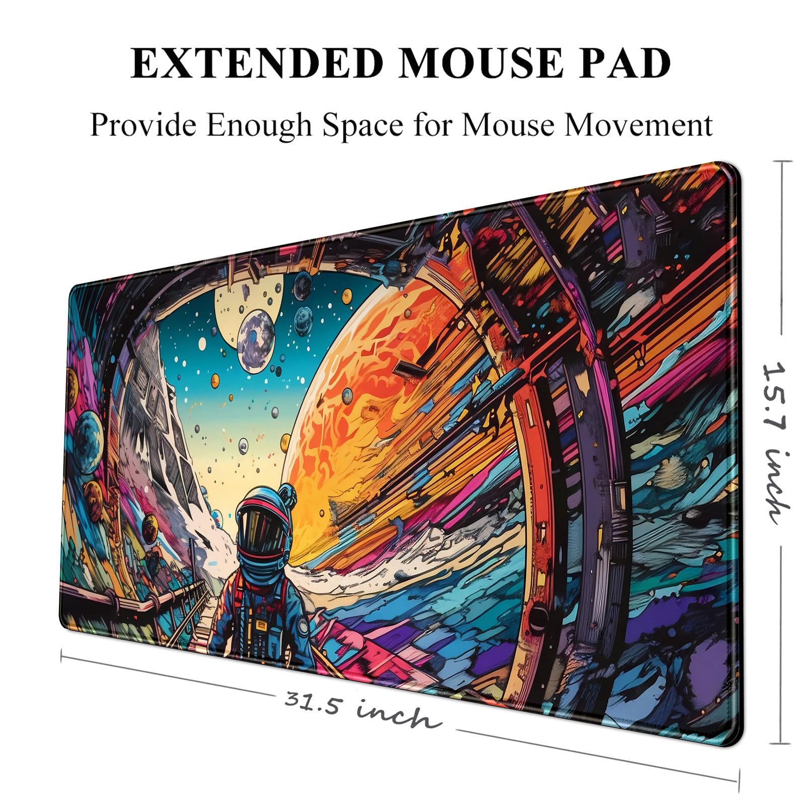 Strange Planet XXL Gaming Mouse Pad - 31.5