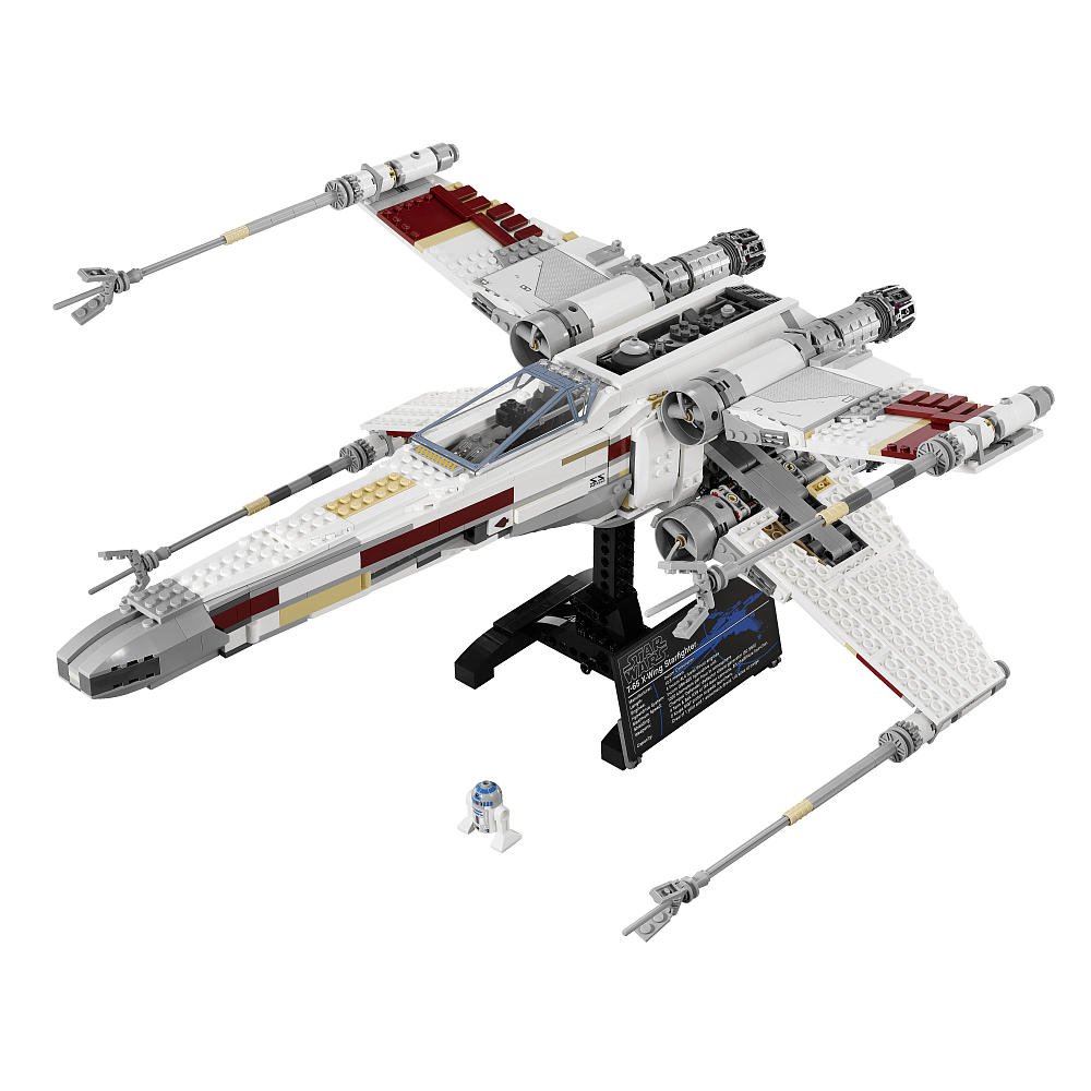 LEGO 10240 Star Wars Red Five X-Wing Starfighter Building Set - 1,559 Pieces, Collectible Model Kit for Adults & Kids, Perfect for Display & Play | Star Wars Gift Idea for Fans & Collectors | Great for Home Decor, Office Display & Birthday Presents