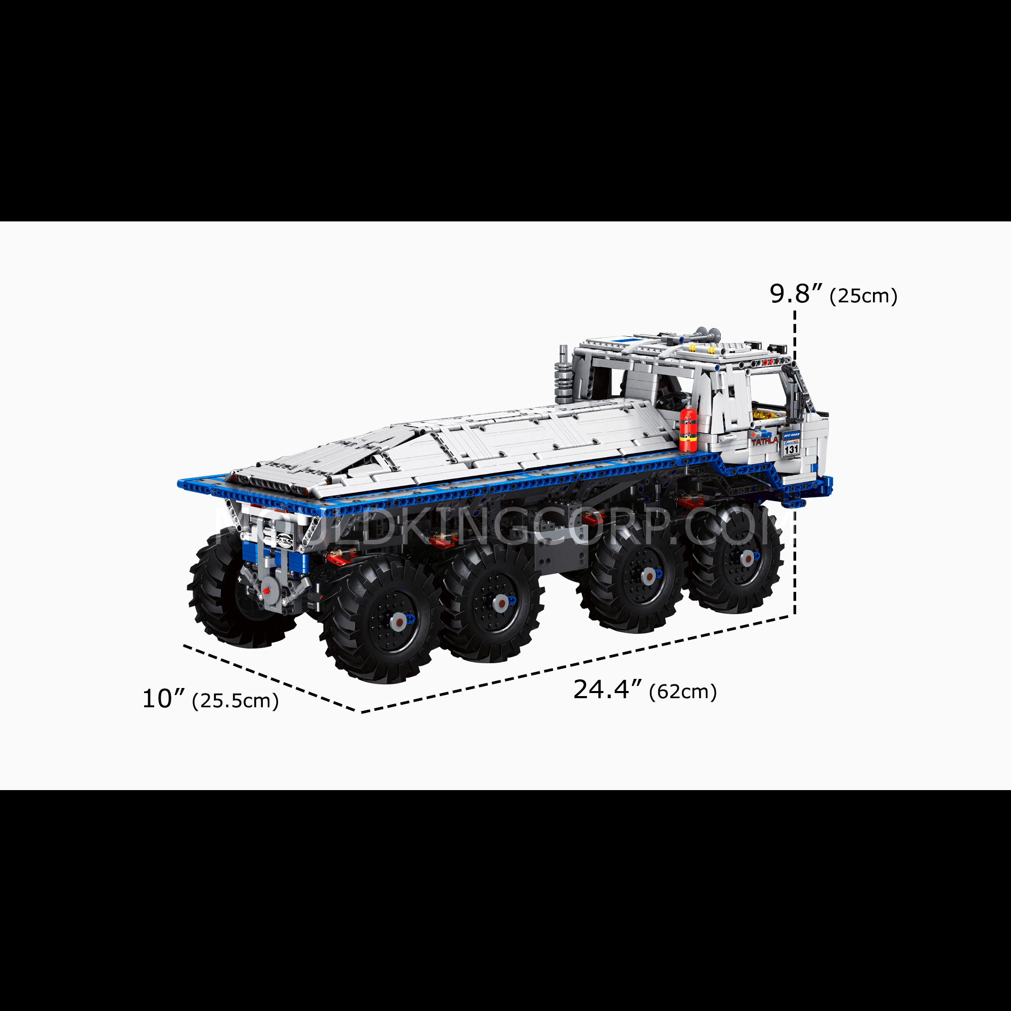 MOULD KING 13144 TA TRAL 8WD RC Off-Road Truck Building Set - 3,647 PCS STEM Toy for Adults & Kids | Perfect for Remote Control Racing, Off-Road Adventures & DIY Engineering Projects