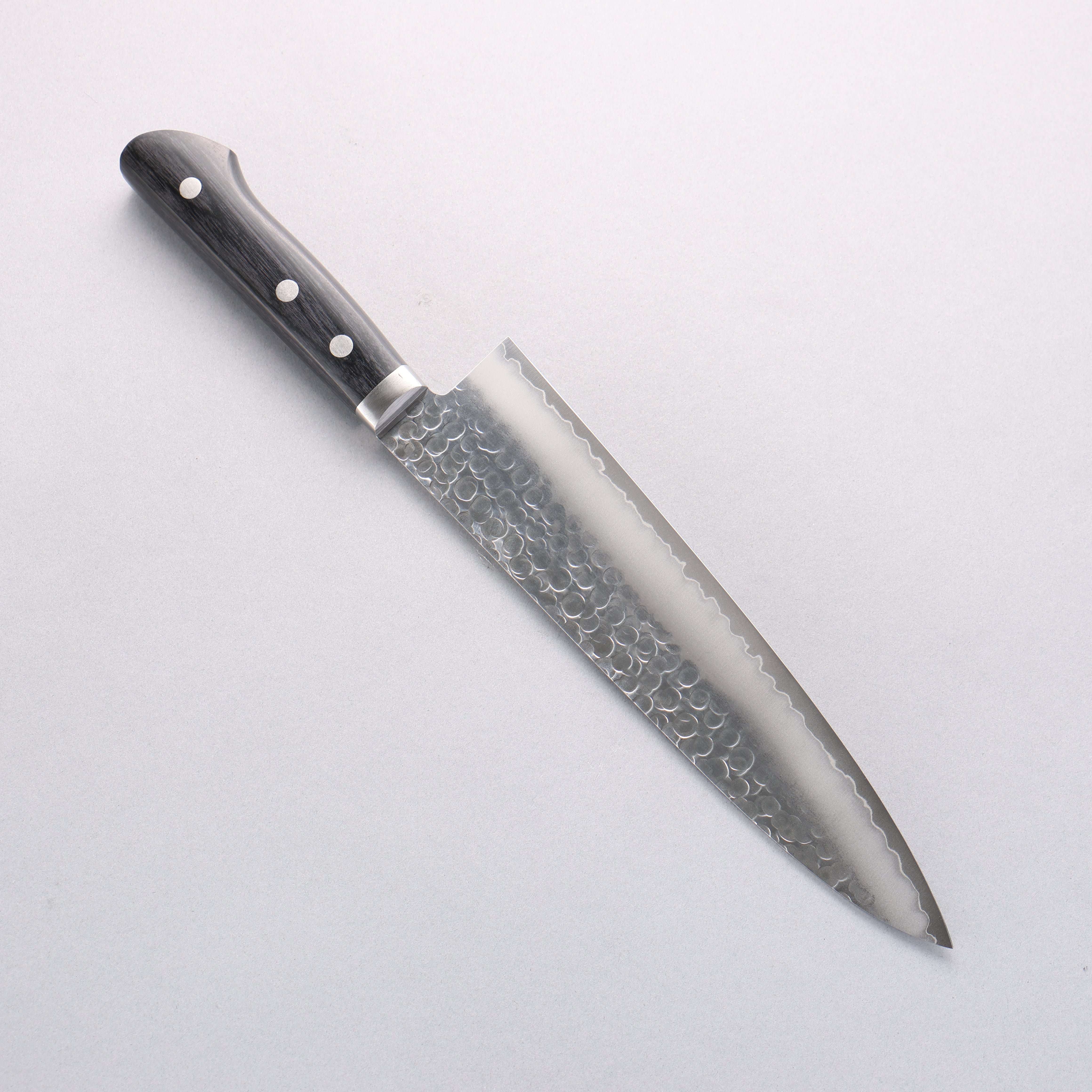 Kanetsune VG1 Hammered Gyuto 210mm Japanese Chef Knife - Black Pakkawood Handle - Professional Kitchen Knife for Slicing, Dicing & Chopping - Perfect for Home Cooks & Chefs