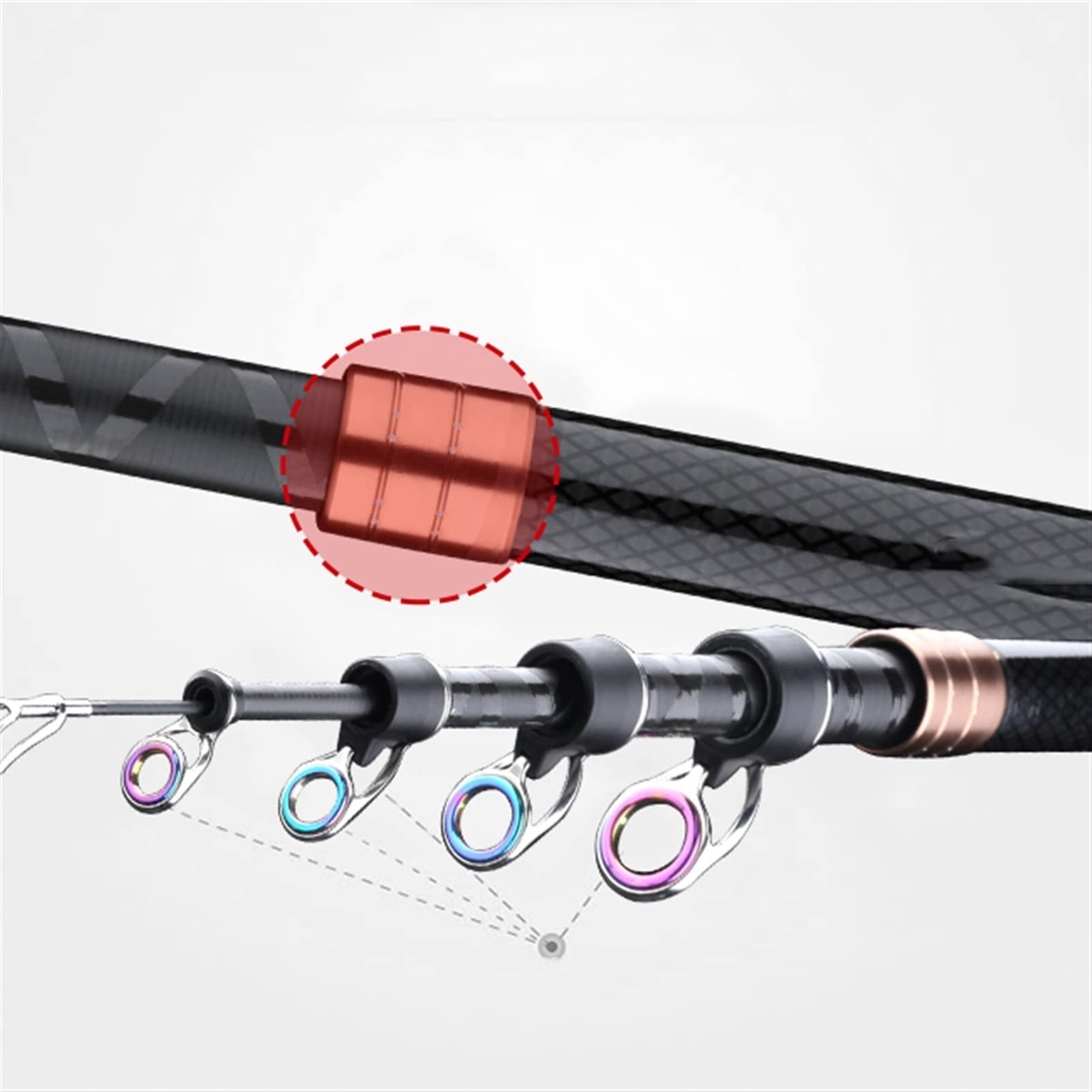 Carbon Fiber Telescopic Fishing Rod and Reel Combo Set - Super Hard Long Cast Saltwater & Rock Fishing Pole (2.1-4.5m) - Perfect Gift for Beginners and Professional Anglers | Ideal for Beach, Pier, and Deep Sea Fishing Adventures