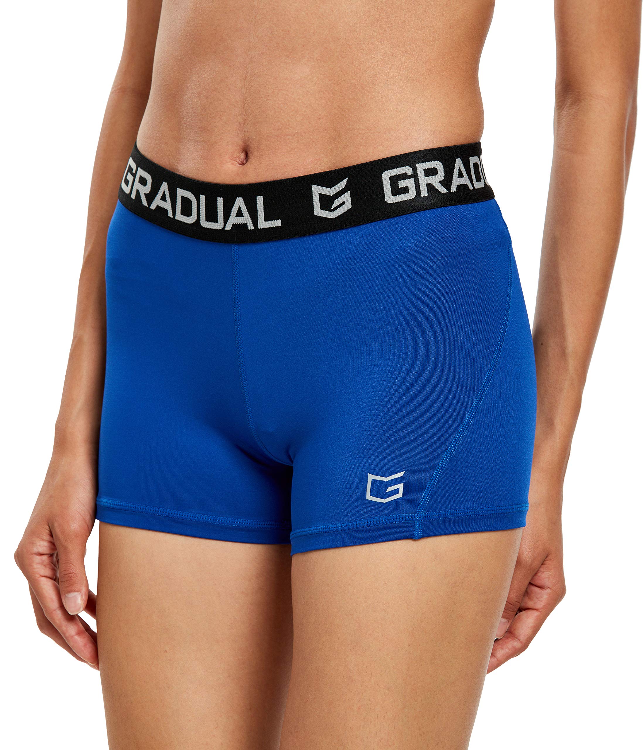 Best Women's Spandex Compression Volleyball Shorts - 3