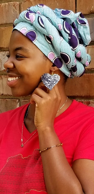 Basiri African Print Ankara Modu Pre-Tied Headwrap Hat DP3845PT - Stylish Headwear for Women, Cultural Fashion Accessory, Perfect for Parties, Weddings, and Special Occasions