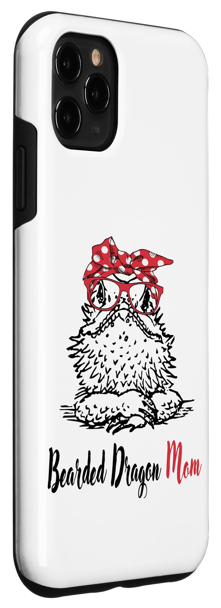 iPhone 11 Pro Max Case - Cute Tiny Dinosaur Design for Reptile Lovers & Bearded Dragon Owners | Perfect Gift for Pet Moms & Dads | Protective Phone Cover for Daily Use, Work & Outdoor Adventures