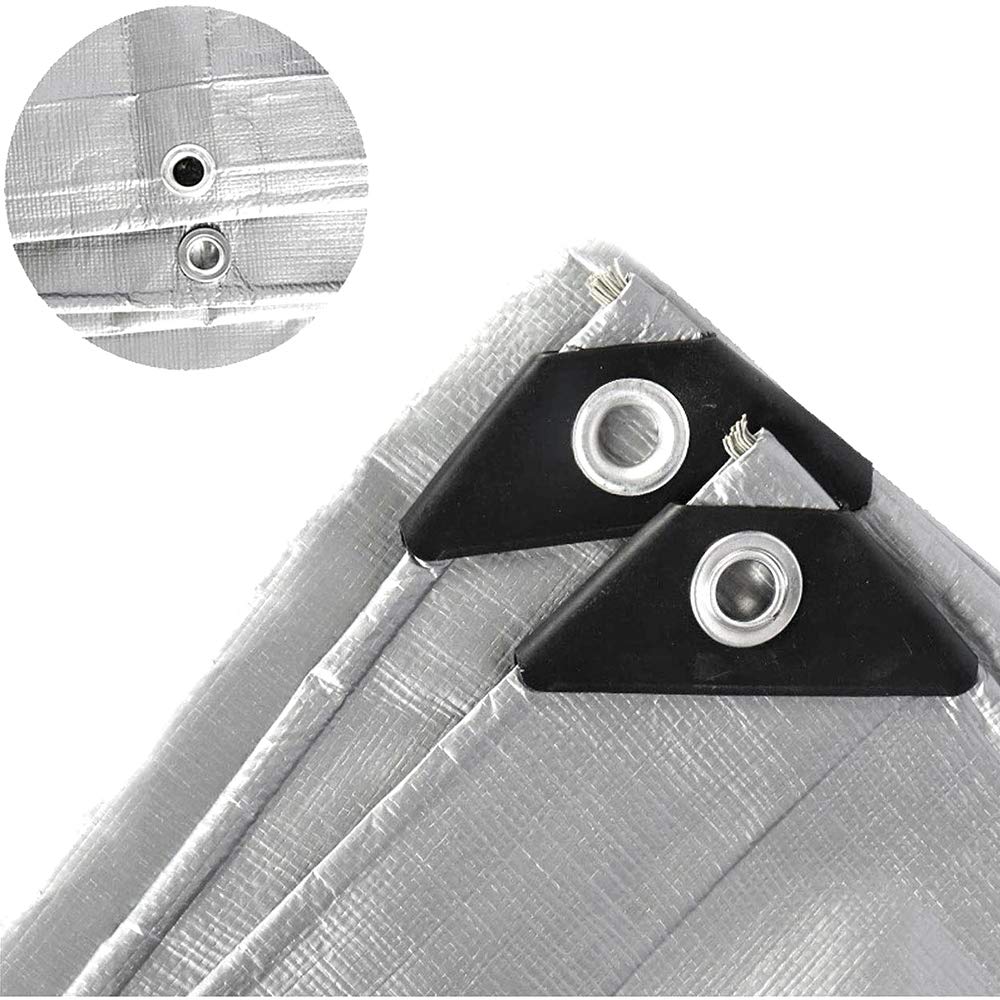 10 Mil 20x40FT Heavy Duty Waterproof Tarpaulin Cover - UV & Rip Resistant, Reinforced Edges for Boat, RV, Canopy, Camping Tent, Shelter - Perfect for Outdoor Protection and Emergency Use