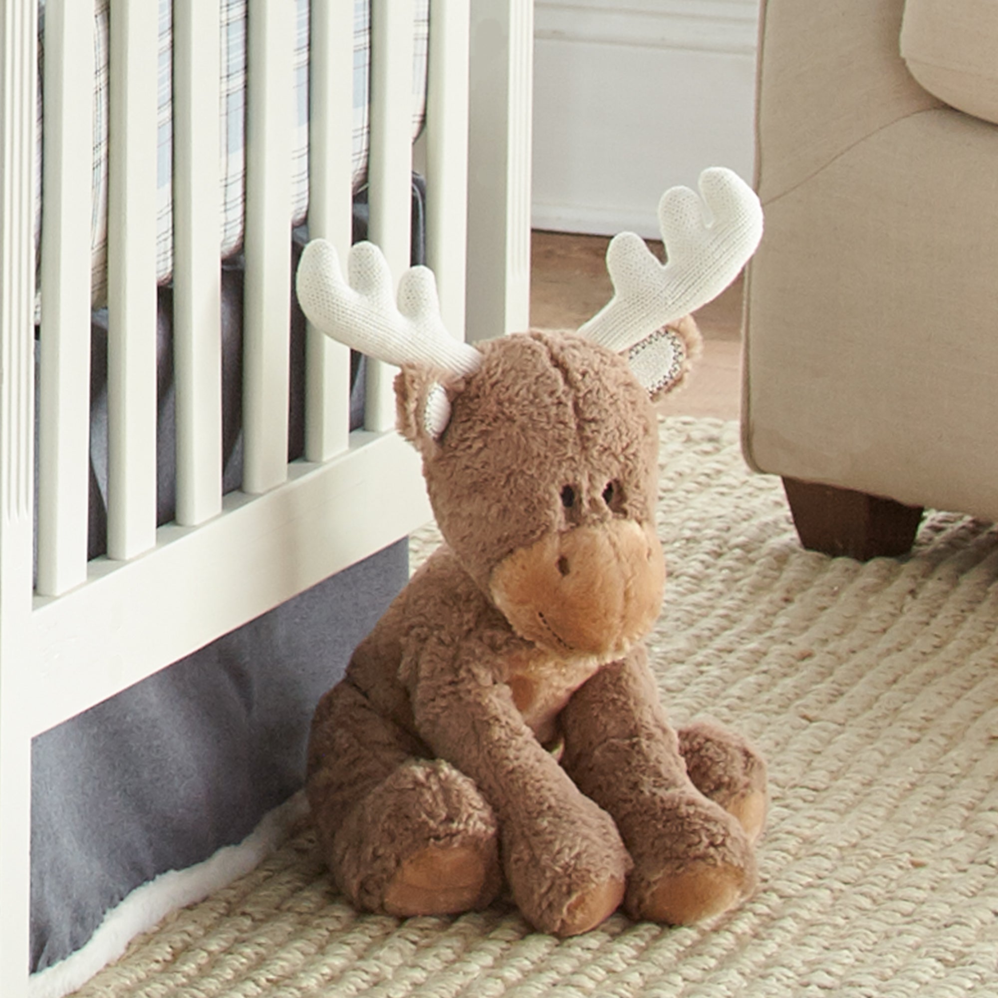 Logan Moose Plush Toy - Soft & Cuddly Stuffed Animal for Kids, Perfect for Gifts, Nursery Decor & Playtime Comfort