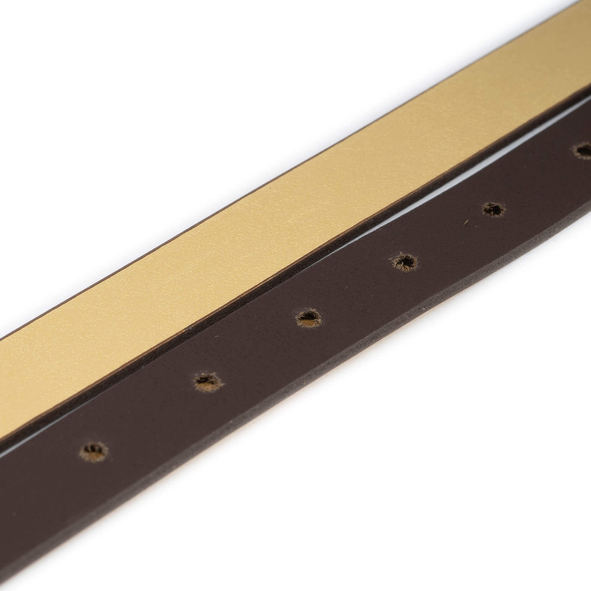 2.0 cm Gold Leather Belt Strap for Ferragamo Buckles - Women's Replacement Belt - Perfect for Office, Casual Wear & Special Occasions