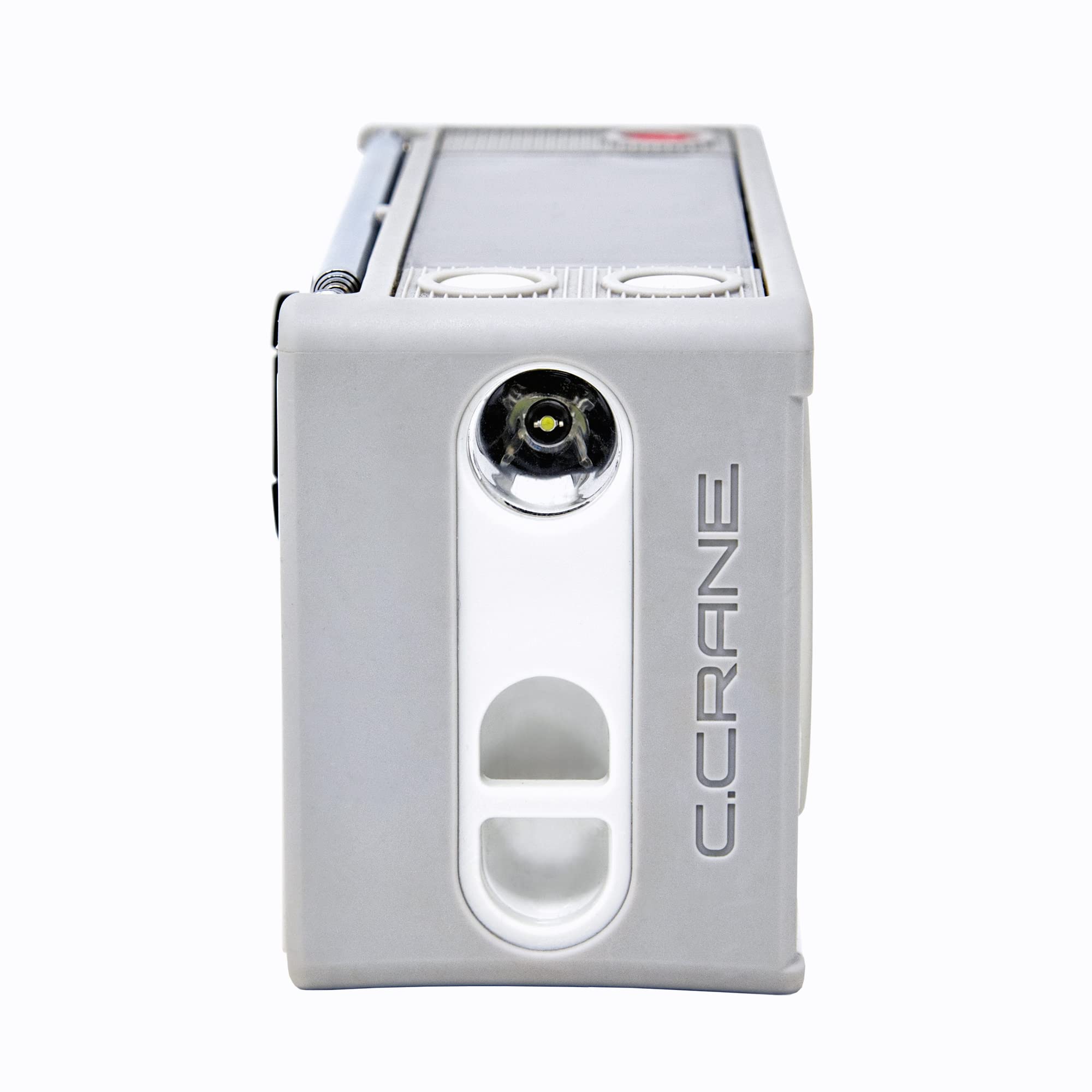 C. Crane CCRadio Solar Wind-Up Emergency Crank Digital Radio - AM/FM, NOAA Weather & Alert, Built-in LED Flashlight & Phone Charger - Portable Battery Operated Radio for Outdoor, Camping & Emergency Preparedness