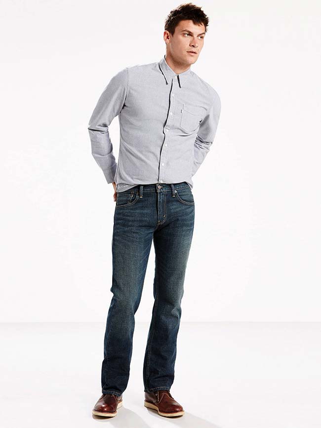 Levi's 055274257 Men's Slim Bootcut Jeans - Classic Denim Pants for Casual Wear & Night Out | Perfect for Everyday Style & Western Looks