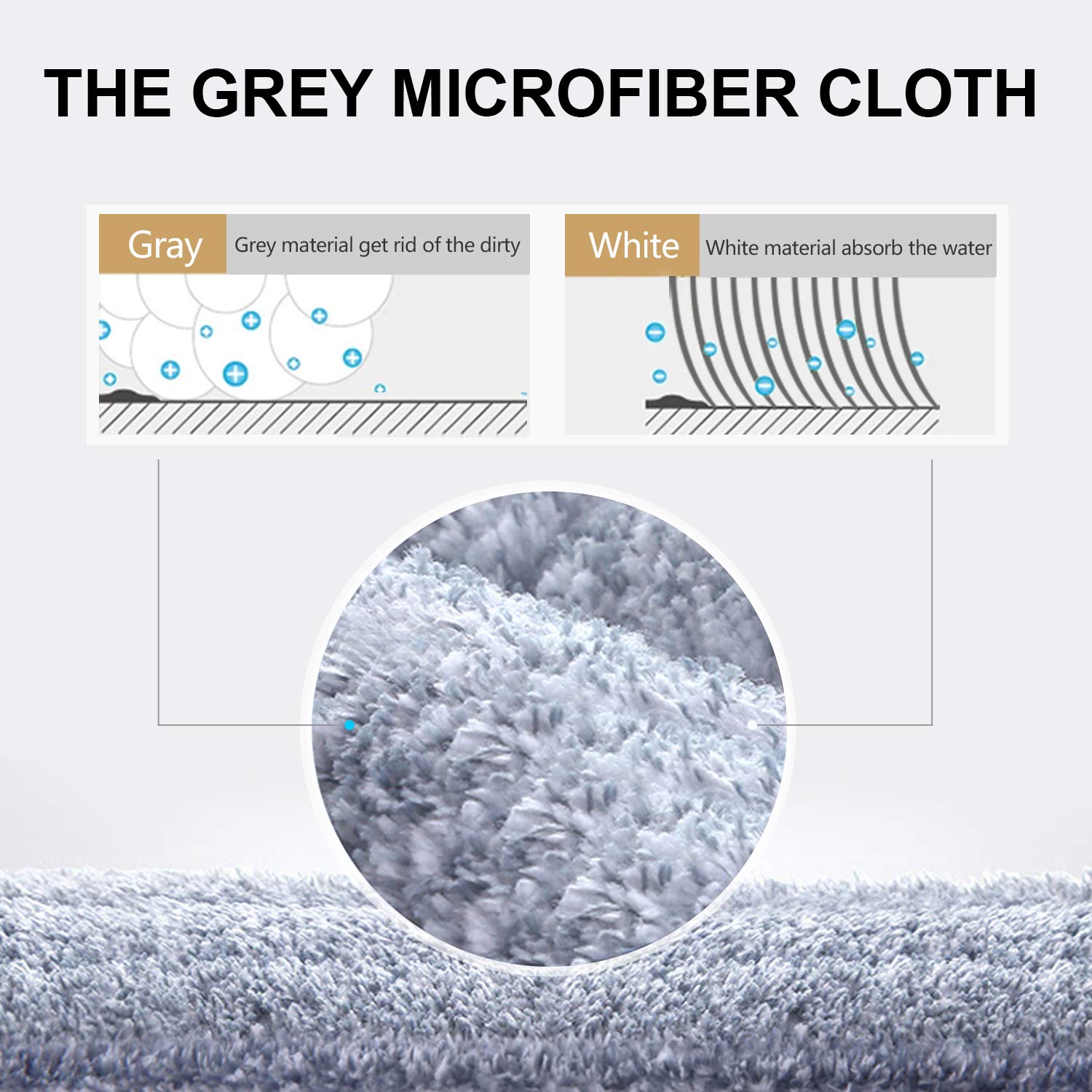 AKOMA Heavy Duty Microfiber Dust Mop with Extendable Handle - for Laminate, Hardwood & Tile Floors - Includes 2 Washable Pads - Ideal for Dry & Wet Cleaning in Homes, Offices & Commercial Spaces