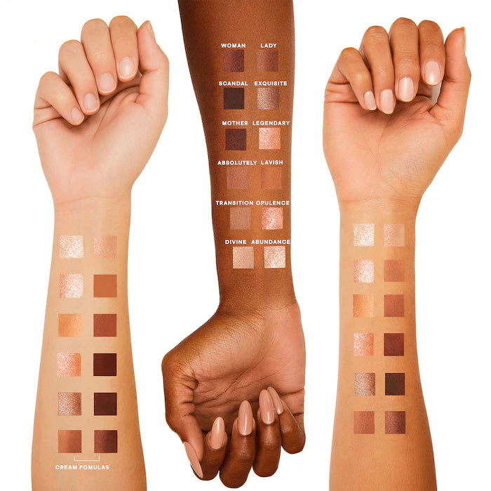 Patrick TA Major Dimension Eyeshadow Palette - Highly Pigmented, Long-Lasting Matte & Shimmer Shades for Professional Eye Makeup | Perfect for Day to Night Looks, Special Occasions & Makeup Artists