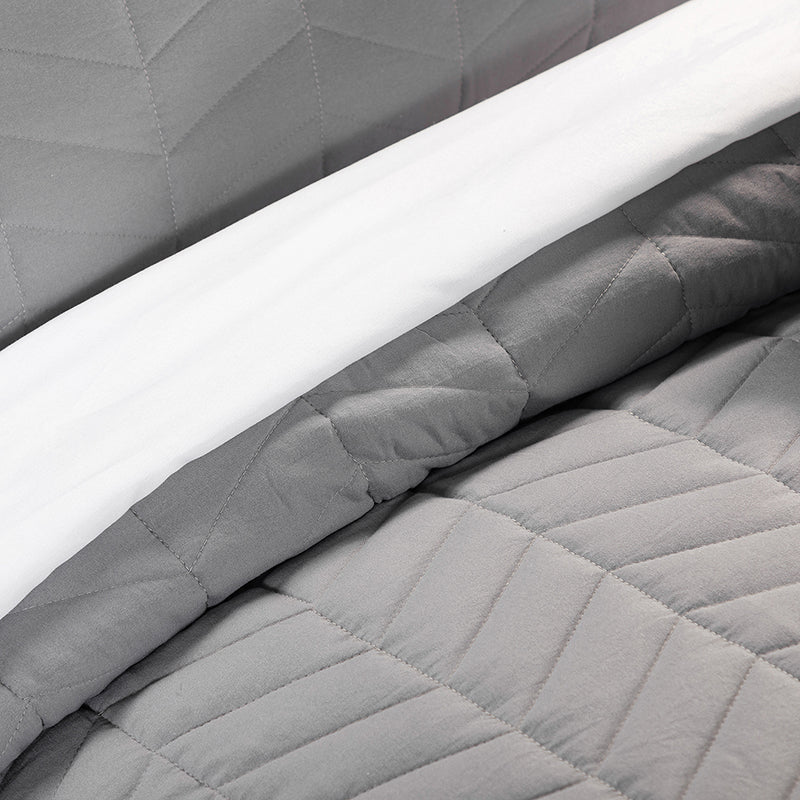 Premium Camilo Microfiber 4-Piece Quilt Set - Soft & Breathable Bedding for All Seasons | Perfect for Master Bedroom, Guest Room & Dorm Decor