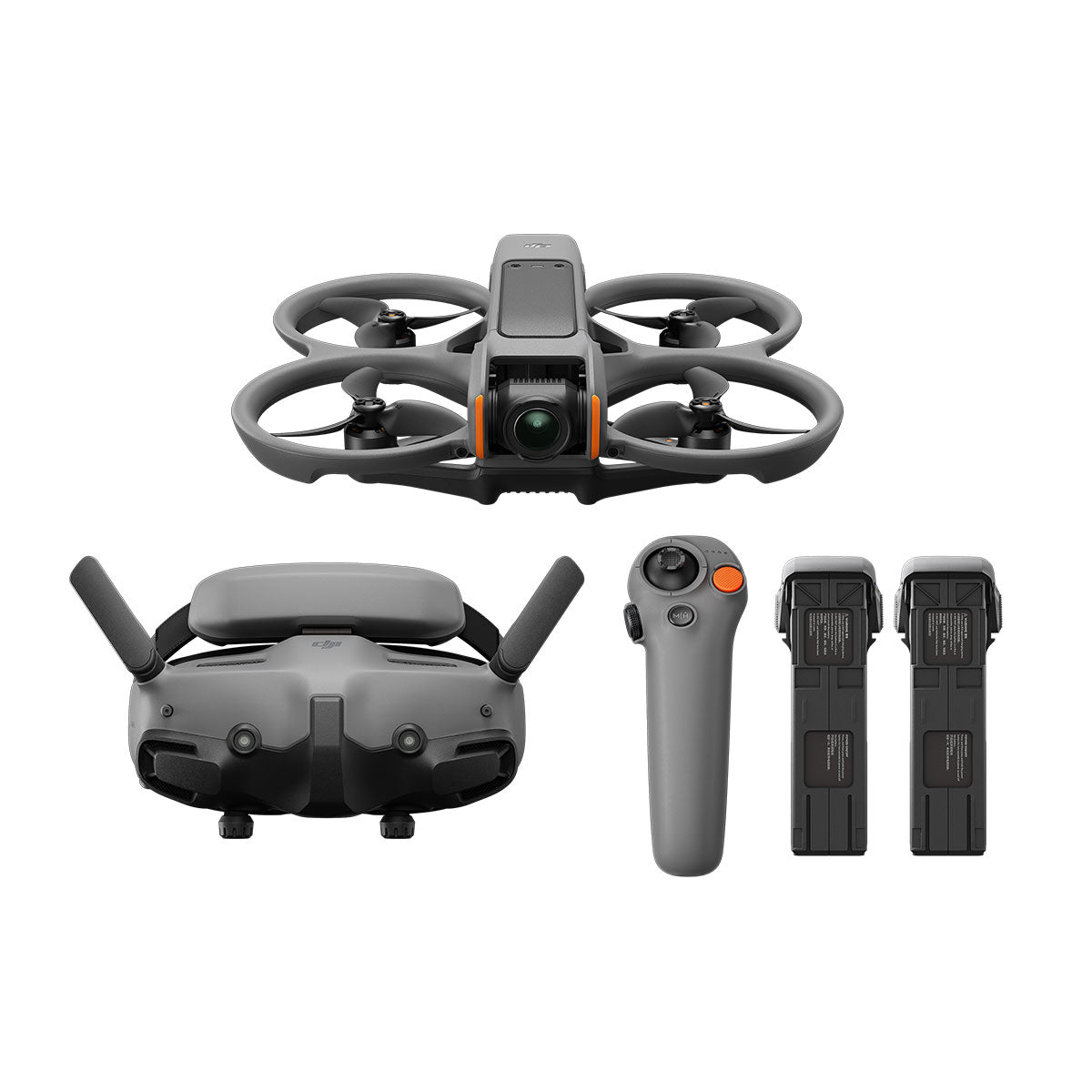 DJI Avata 2 FPV Drone Fly More Combo with 3 Batteries - 4K HD Camera, 34 Mins Flight Time, Lightweight Foldable Design for Aerial Photography, Travel & Outdoor Adventures