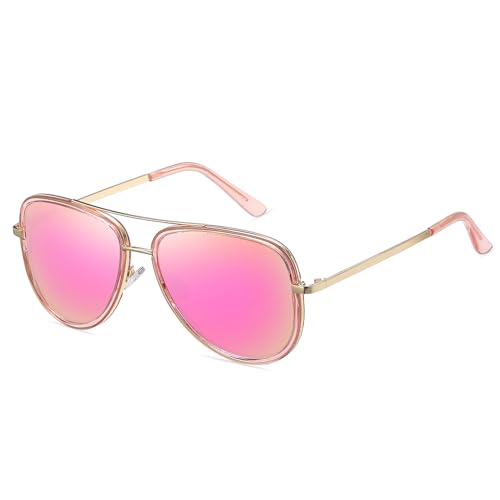 Gold Frame Pink Lens