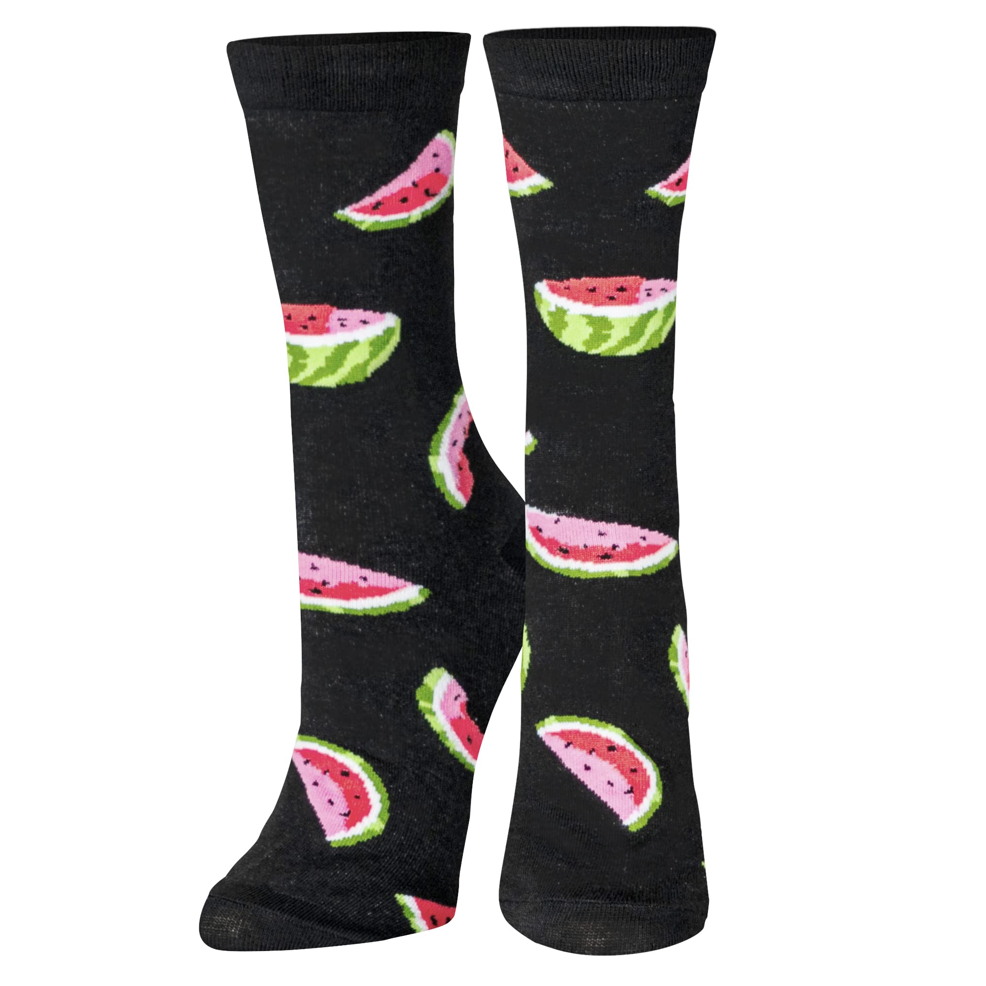 Fun Women's Fruit and Vegetable Socks - Colorful Crazy Socks for Everyday Wear, Gifts, and Themed Parties (5-10 Pack)