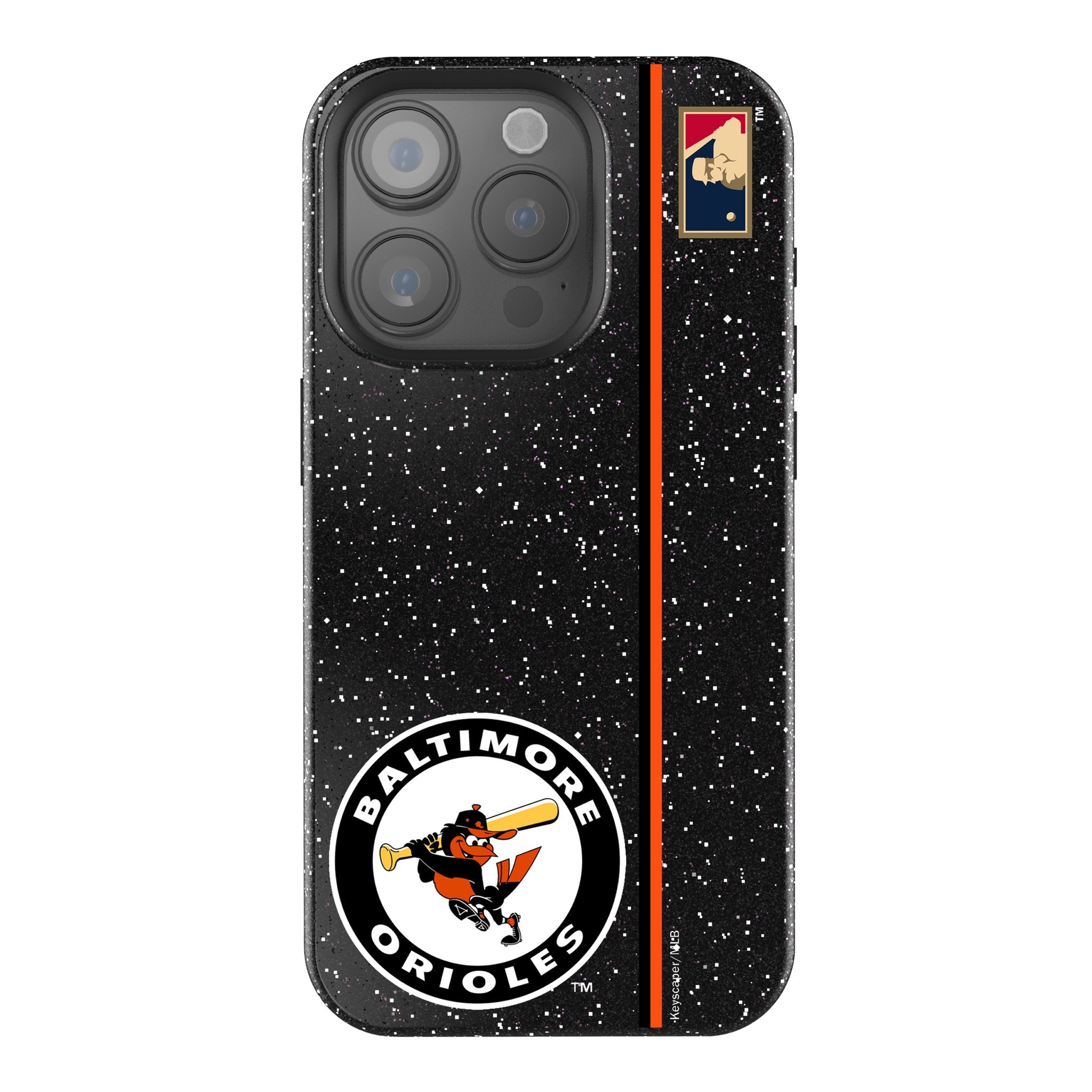 Baltimore Orioles 1966-1969 Cooperstown Collection Sidebar Bling Phone Case - Vintage Baseball Team Design for iPhone & Android - Perfect for Fans & Game Day